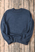 Relaxed Fit Drop Shoulder Crew Neck Sweatshirt