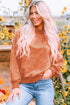 Relaxed Fit Drop Shoulder Crew Neck Sweatshirt