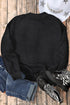 Relaxed Fit Drop Shoulder Crew Neck Sweatshirt