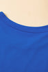 Relaxed Fit Drop Shoulder Side Slit Longline Top