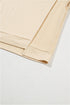 Relaxed Fit Exposed Seam Crew Neck Pullover Sweatshirt
