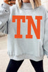 Relaxed Fit Exposed Seam Graphic Game Day Sweatshirt