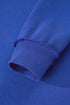 Relaxed Fit Exposed Seam Mock Neck Pullover Sweatshirt