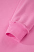 Relaxed Fit Exposed Seam Mock Neck Pullover Sweatshirt