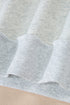 Relaxed Fit Exposed Seam Mock Neck Pullover Sweatshirt