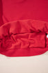Relaxed Fit Exposed Seam Mock Neck Pullover Sweatshirt