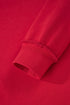 Relaxed Fit Exposed Seam Mock Neck Pullover Sweatshirt