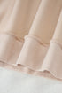 Relaxed Fit Exposed Seam Mock Neck Pullover Sweatshirt