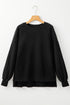 Relaxed Fit Fleece Lined Pullover Sweatshirt