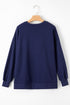 Relaxed Fit Fleece Lined Pullover Sweatshirt