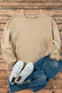 Relaxed Fit Fleece Lined Pullover Sweatshirt