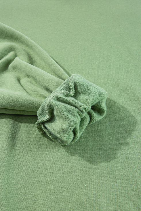 Relaxed Fit Fleece Lined Pullover Sweatshirt