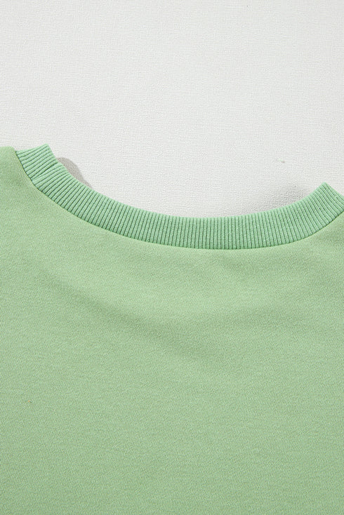 Relaxed Fit Fleece Lined Pullover Sweatshirt
