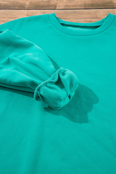 Relaxed Fit Fleece Lined Pullover Sweatshirt