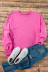 Relaxed Fit Fleece Lined Pullover Sweatshirt