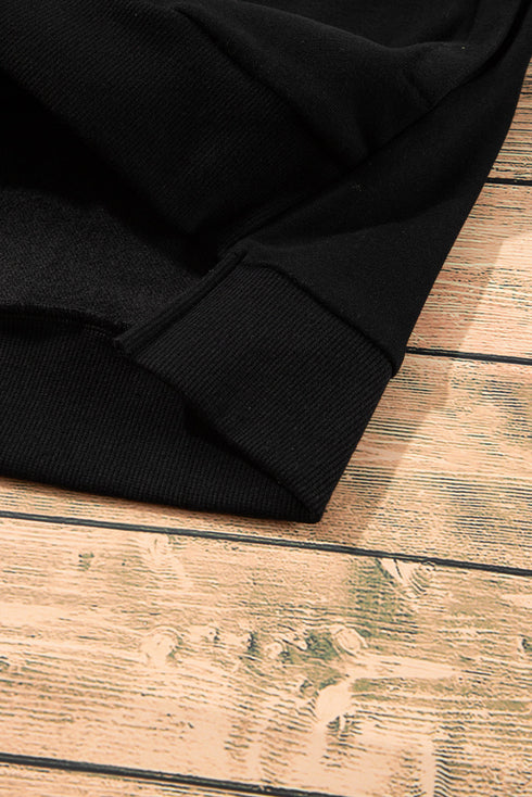 Relaxed Fit Fleece Lined Pullover Sweatshirt