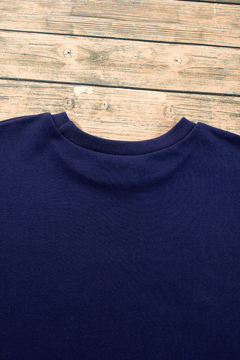 Relaxed Fit Fleece Lined Pullover Sweatshirt