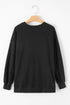 Relaxed Fit Fleece Lined Pullover Sweatshirt