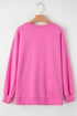Relaxed Fit Fleece Lined Pullover Sweatshirt