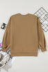 Relaxed Fit Fleece Lined Pullover Sweatshirt