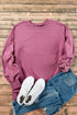Relaxed Fit Fleece Lined Pullover Sweatshirt