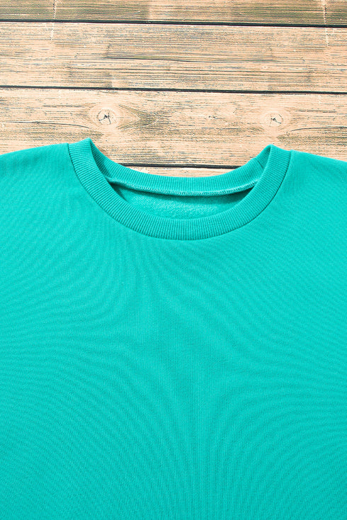 Relaxed Fit Fleece Lined Pullover Sweatshirt