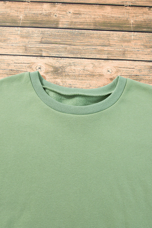 Relaxed Fit Fleece Lined Pullover Sweatshirt