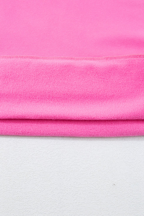 Relaxed Fit Fleece Lined Pullover Sweatshirt