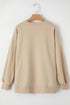 Relaxed Fit Fleece Lined Pullover Sweatshirt