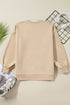 Relaxed Fit Fleece Lined Pullover Sweatshirt