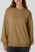 Relaxed Fit Fleece Lined Pullover Sweatshirt