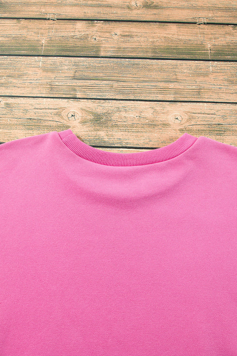 Relaxed Fit Fleece Lined Pullover Sweatshirt