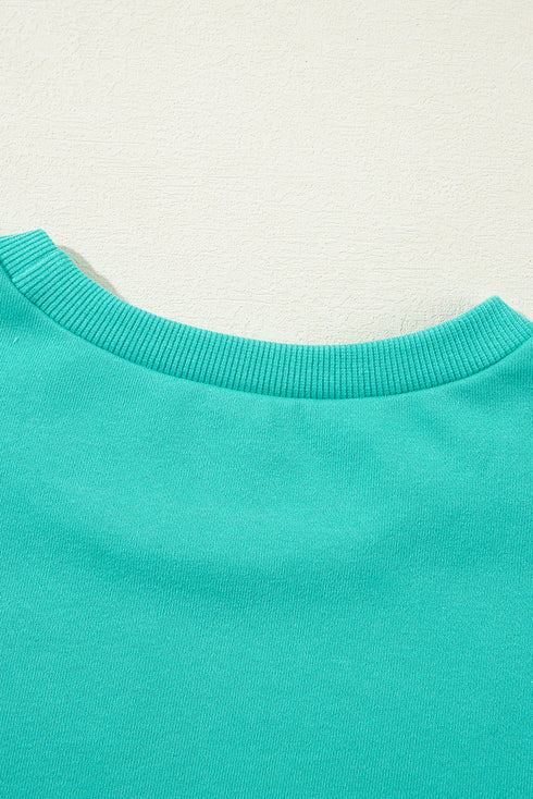 Relaxed Fit Fleece Lined Pullover Sweatshirt