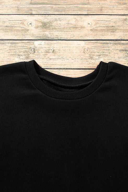 Relaxed Fit Fleece Lined Pullover Sweatshirt