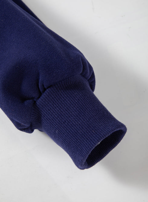 Relaxed Fit Fleece Lined Pullover Sweatshirt