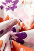 Relaxed Fit Floral Pattern Drop Shoulder Knit Sweater
