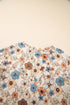 Relaxed Fit Floral Pattern Long Sleeve Crew Neck Top