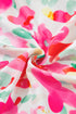 Relaxed Fit Floral Print Flutter Sleeve Woven Blouse