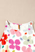 Relaxed Fit Floral Print Halter Tank Top