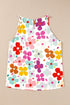 Relaxed Fit Floral Print Halter Tank Top