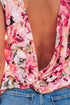 Relaxed Fit Floral Print Sleeveless Scoop Neck Top