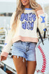 Relaxed Fit Game Day Graphic Pullover Sweatshirt