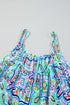 Relaxed Fit Geometric Tile Print Woven Cami Top