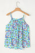 Relaxed Fit Geometric Tile Print Woven Cami Top