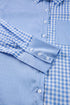 Relaxed Fit Gingham Pattern Button Down Shirt