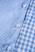 Relaxed Fit Gingham Pattern Button Down Shirt