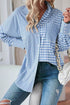 Relaxed Fit Gingham Pattern Button Down Shirt