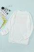 Relaxed Fit Graphic Print Crew Neck Pullover Top