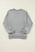 Relaxed Fit Graphic Print Crew Neck Sweatshirt