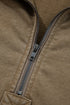 Relaxed Fit Half Zip Kangaroo Pocket Pullover